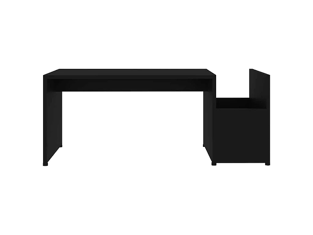 Table basse Noir 90x45x35 cm bois d’ingénierie