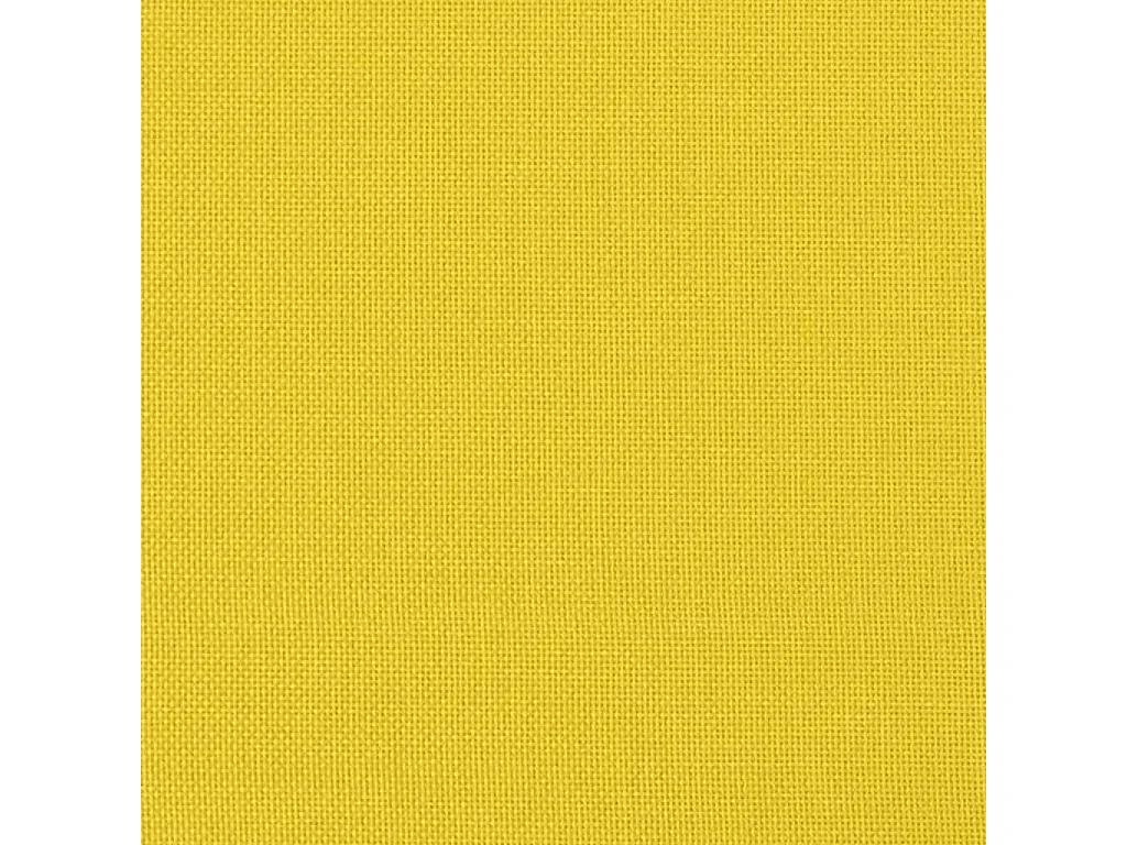 Chaise à bascule avec tabouret Jaune moutarde Tissu