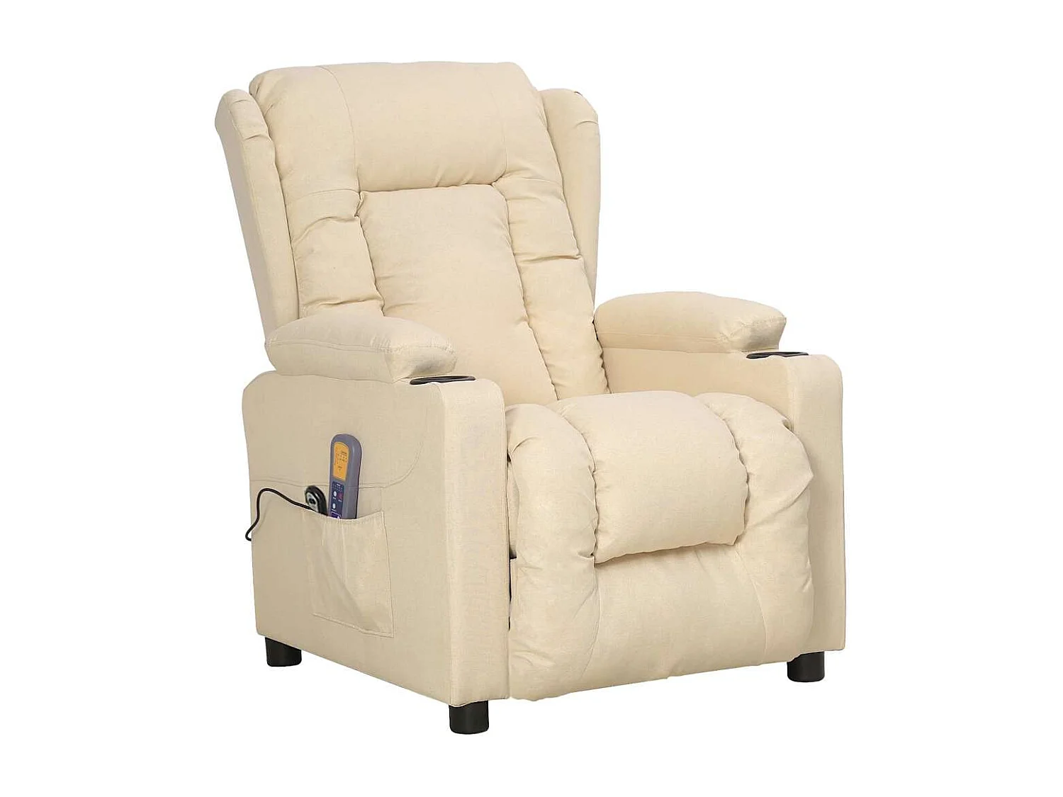 Fauteuil de massage Crème Tissu
