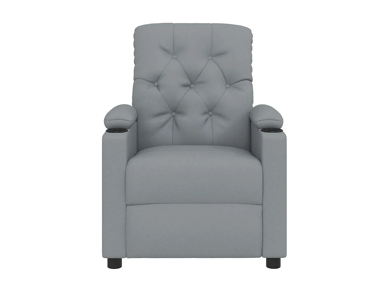 Fauteuil de massage Gris clair Tissu
