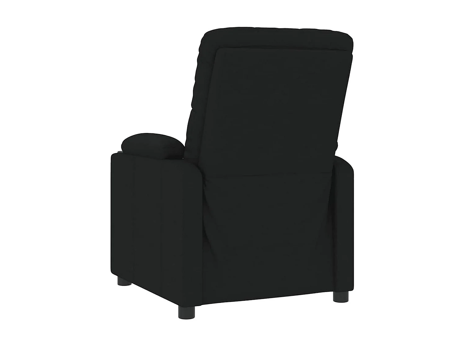 Sillón de masaje de tela negro