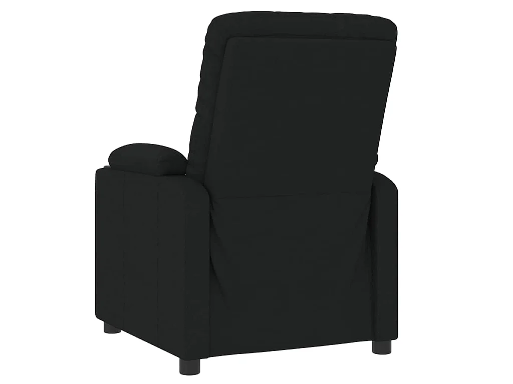 Massagestoel stof zwart