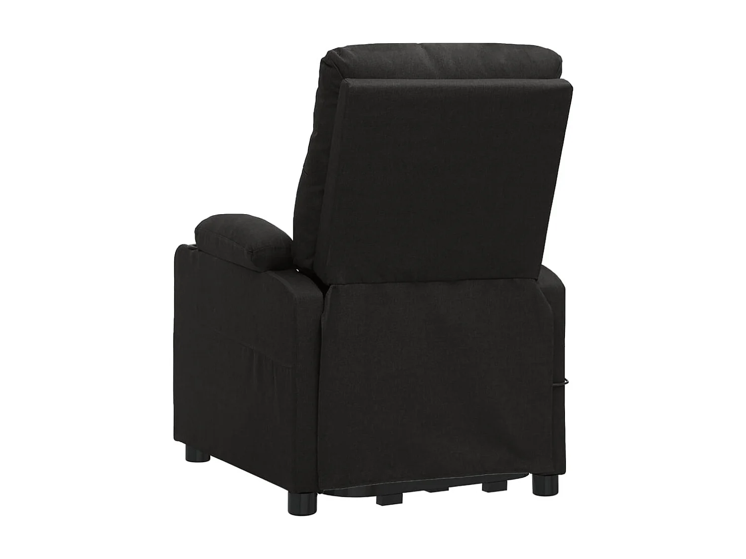 Fauteuil de massage Noir Tissu