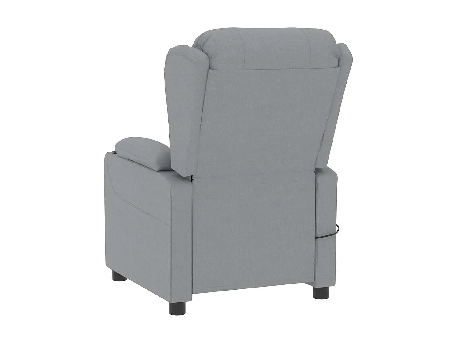 Fauteuil de massage Gris clair Tissu
