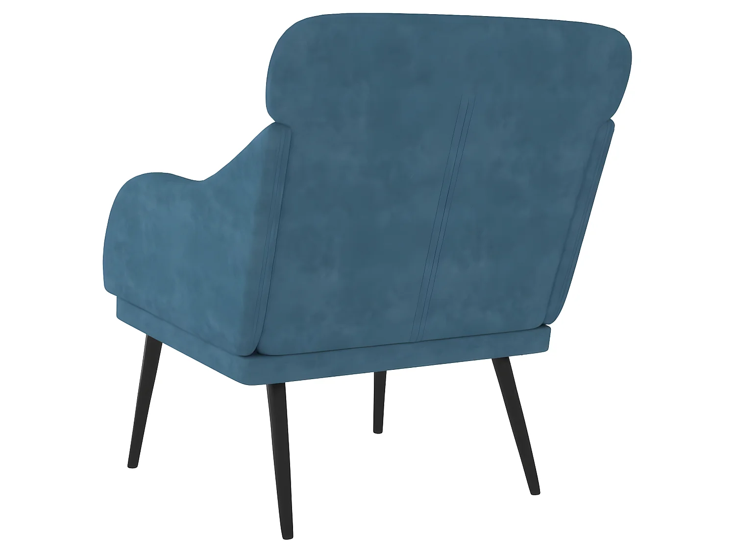Sessel Blau 63x76x80 cm Samt