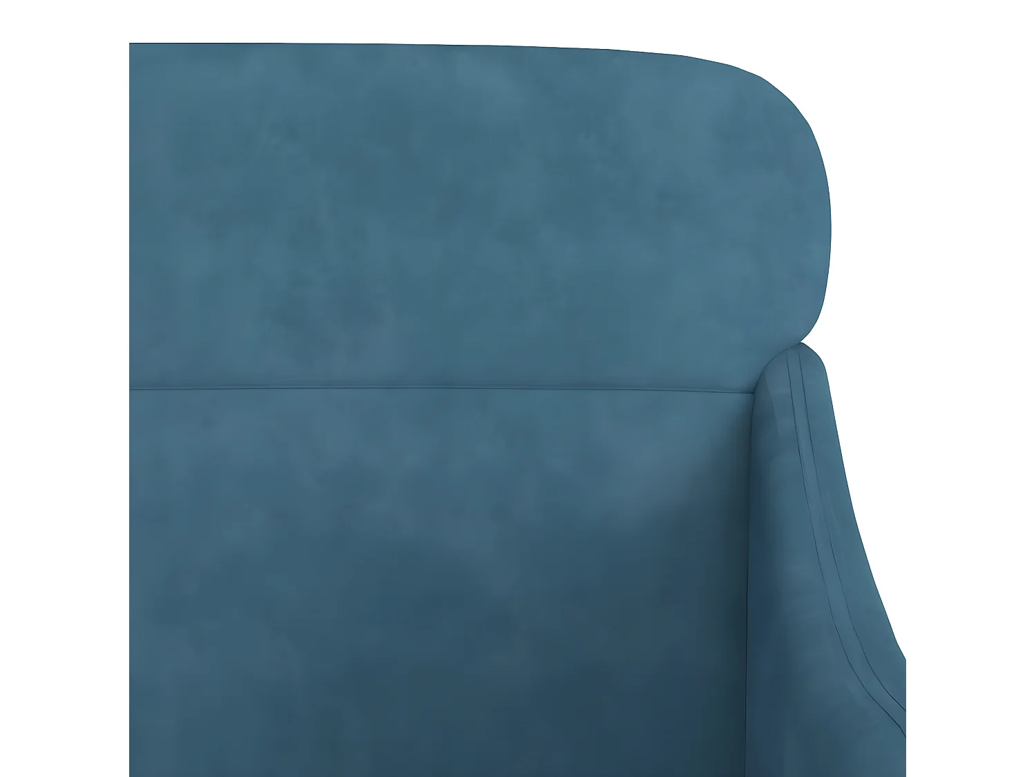 Sessel Blau 63x76x80 cm Samt
