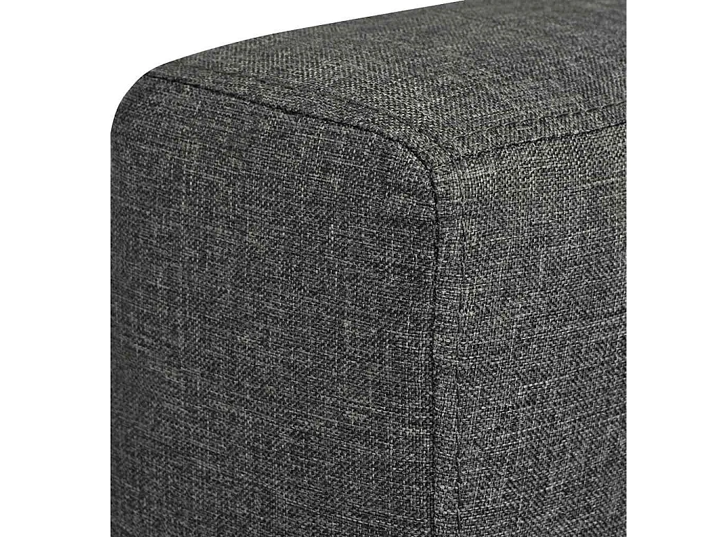 Fauteuil gris foncé tissu