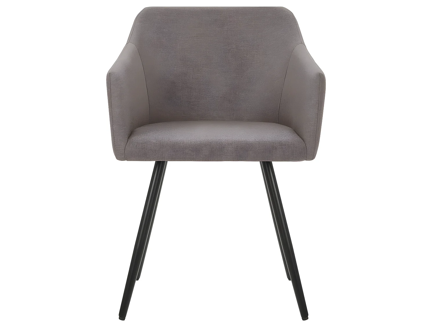 Chaises à manger lot de 2 taupe tissu
