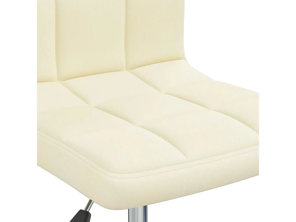 Esszimmerstuhl Drehbar Creme Stoff