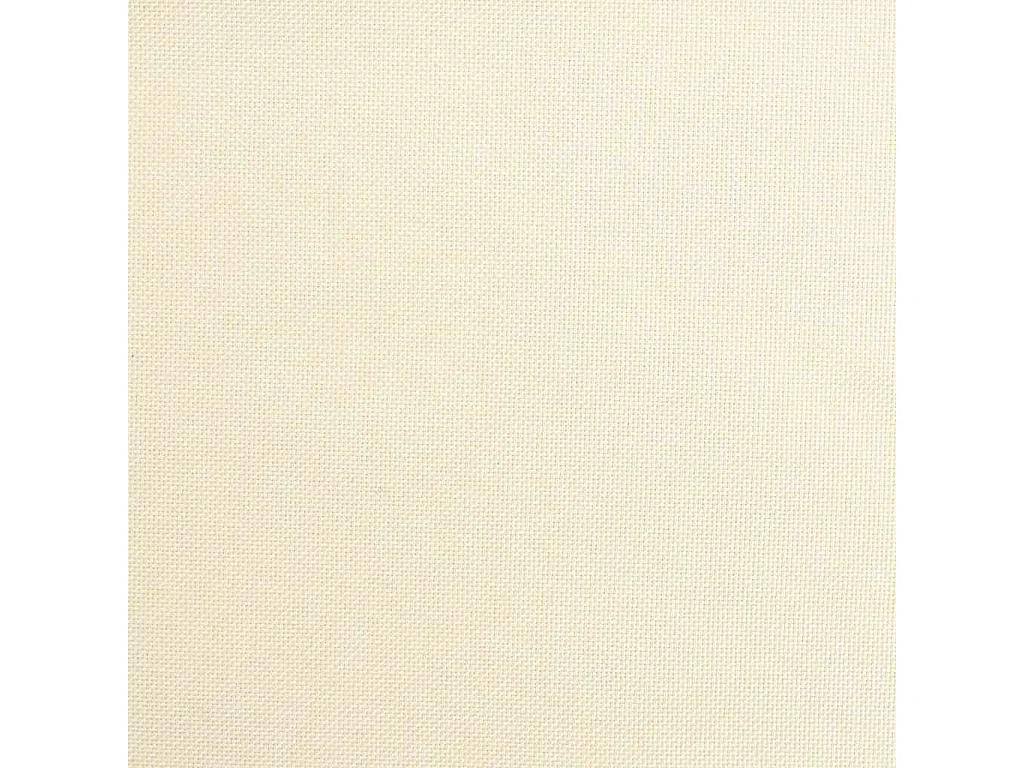 Chaise pivotante de salle à manger Crème Tissu
