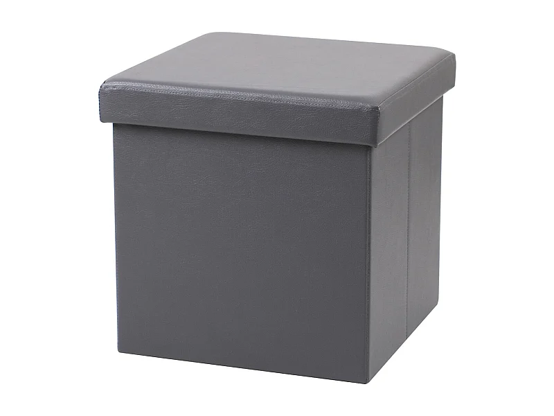 Pouf de rangement pliable - 37,5 x 37,5 x 37,5 cm
