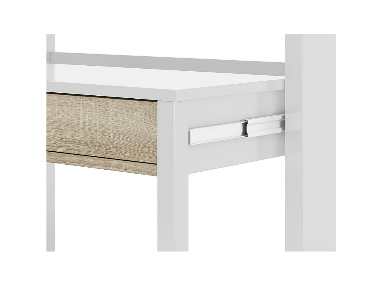 Scrivanie consolle  allungabile a 2 cassetti - L100 cm