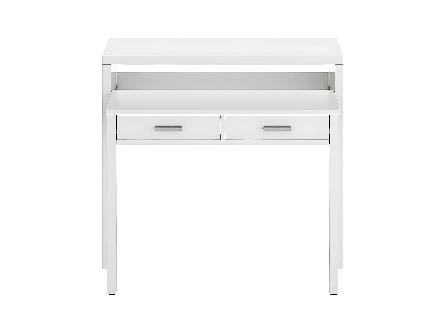 Scrivanie consolle  allungabile a 2 cassetti - L100 cm