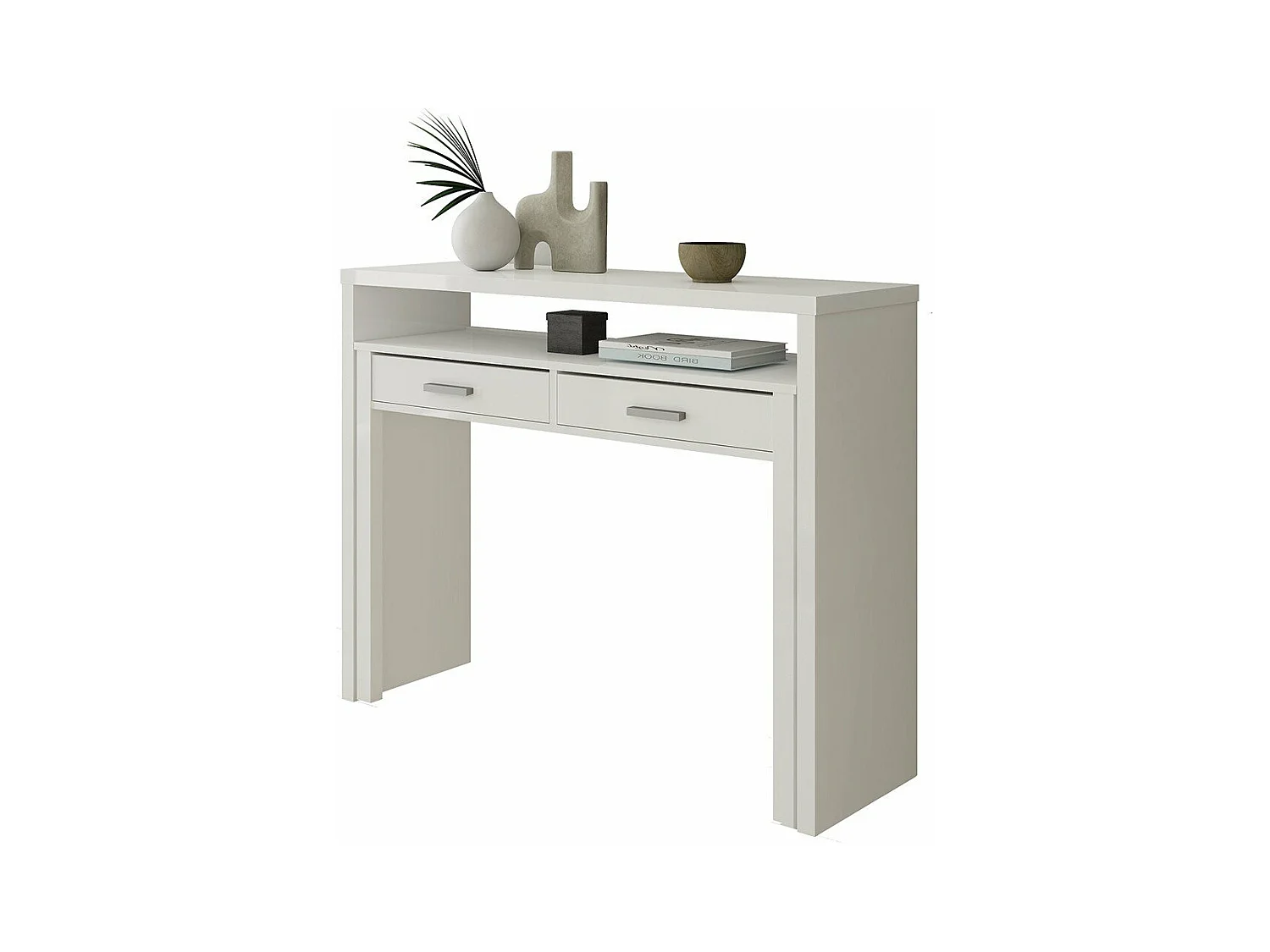 Secretária extensível Mesa Blanco Artik (Blanco Mate)