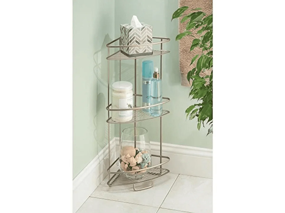 Etagère d'angle de douche