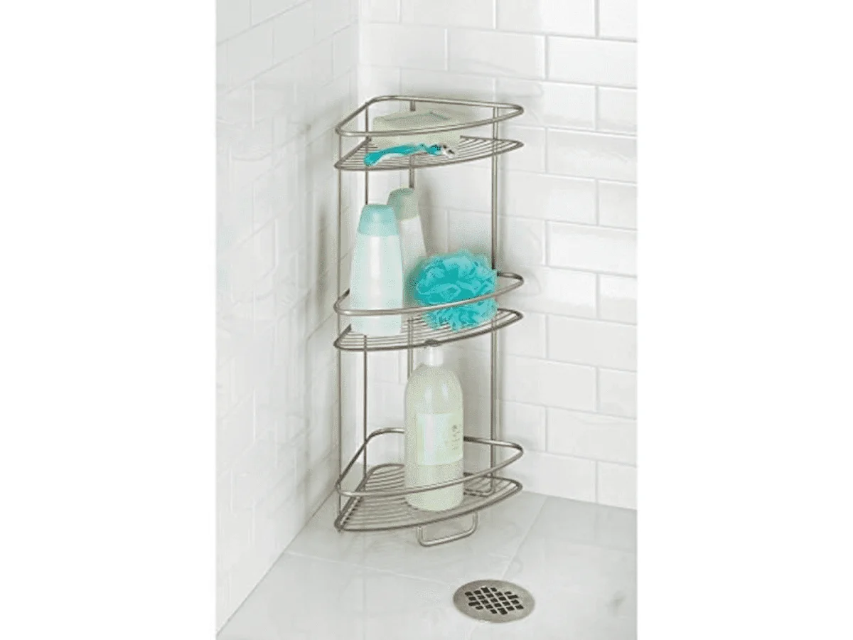 Etagère d'angle de douche