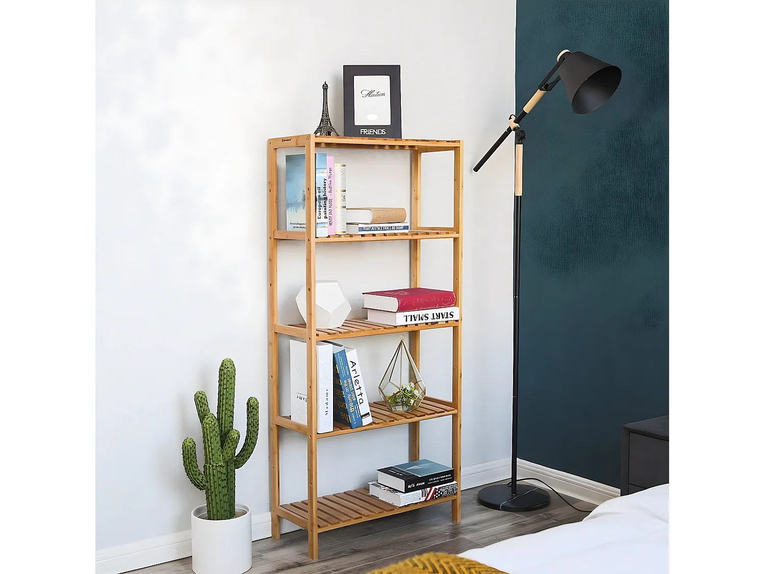 Estantería de 5 Niveles para Baño - 60 x 26 x 130 cm