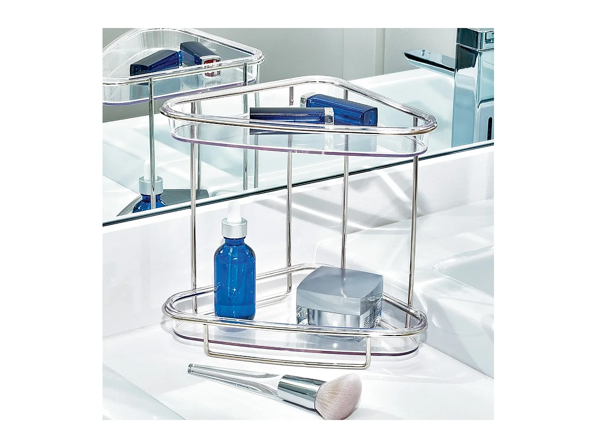 Étagère de coin pour salle de bain