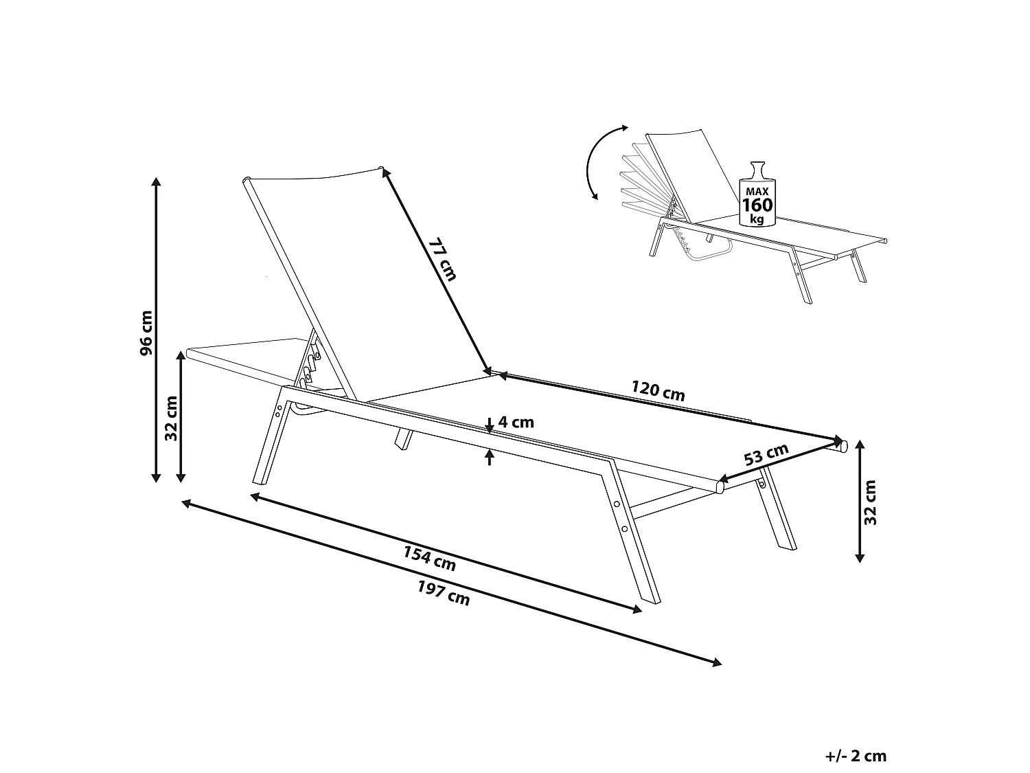Transat NOLI Métal Bleu