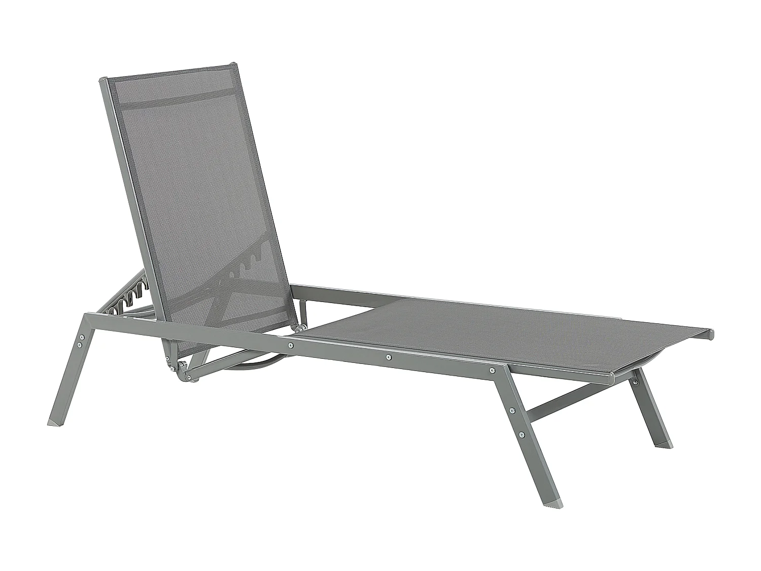 Lettino Prendisole VERNAZZA Metallo Grigio