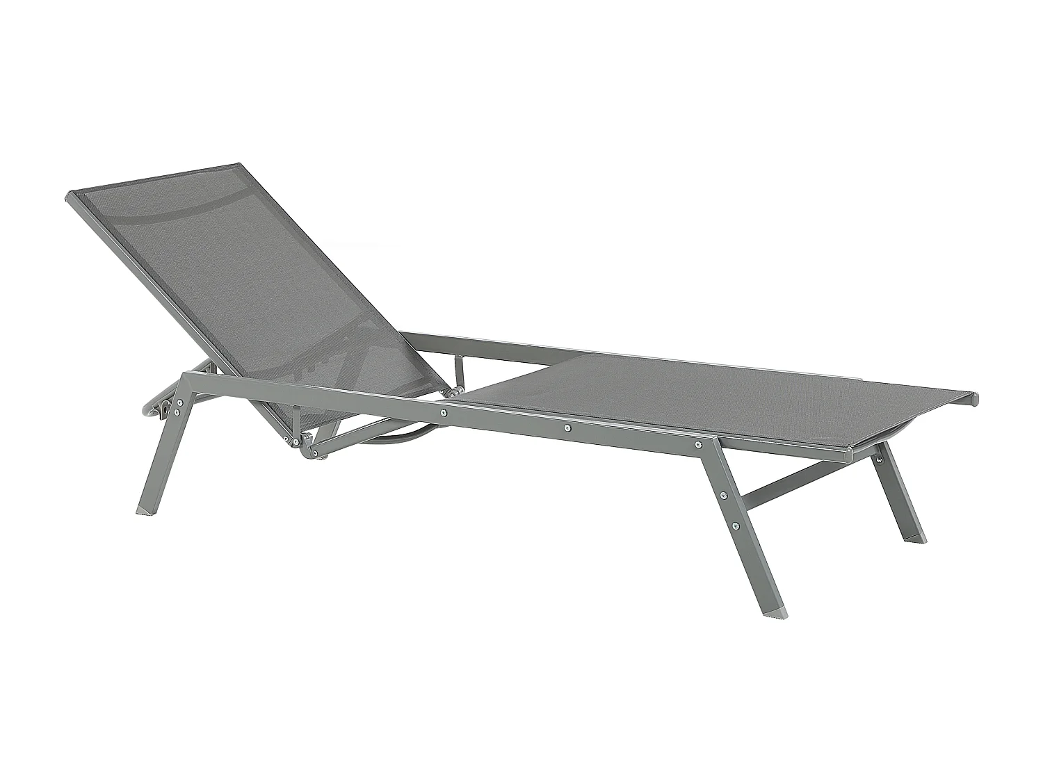 Lettino Prendisole VERNAZZA Metallo Grigio