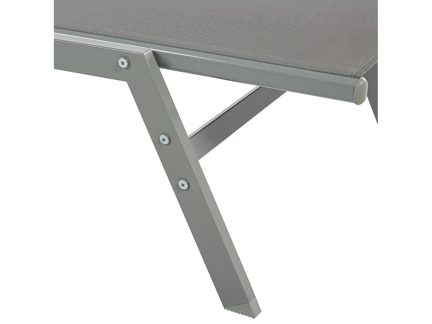 Lettino Prendisole VERNAZZA Metallo Grigio