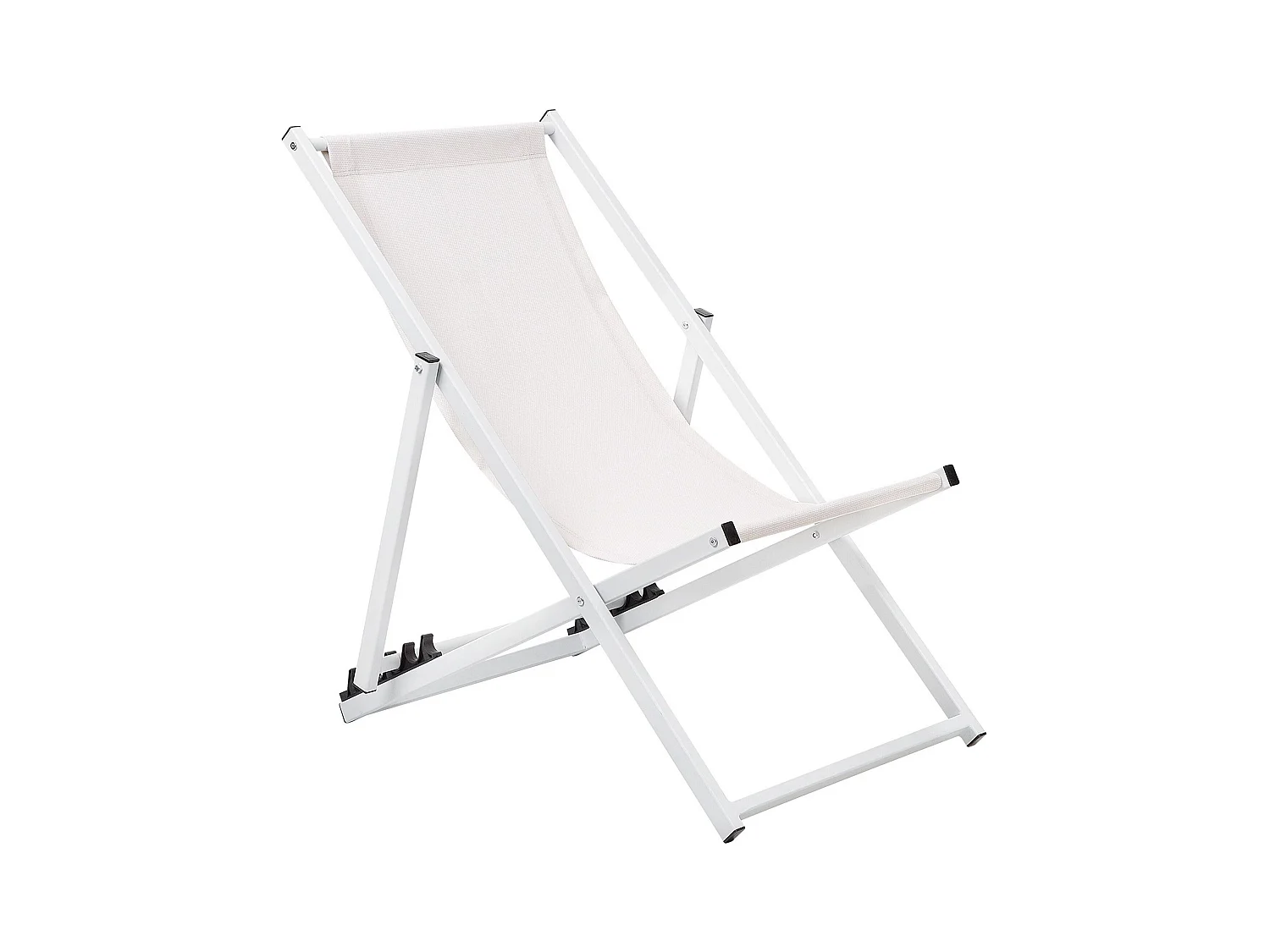 Chaise longue Métal Blanc cassé LOCRI