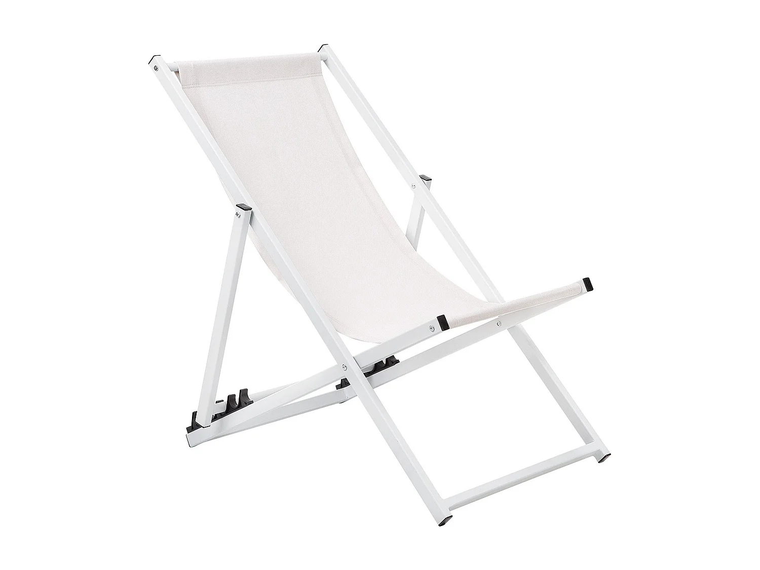 Chaise longue Métal Blanc cassé LOCRI