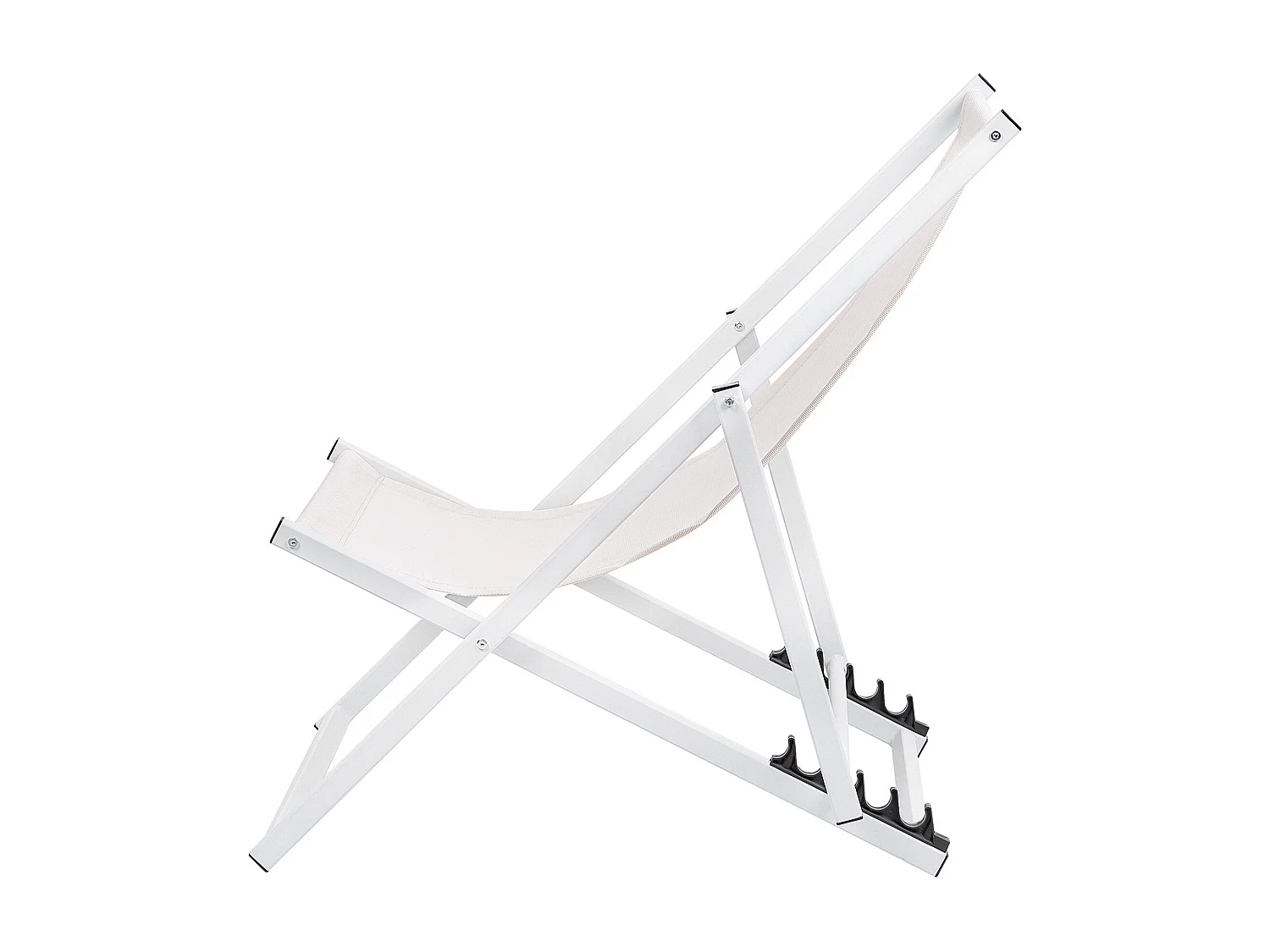 Chaise longue Métal Blanc cassé LOCRI