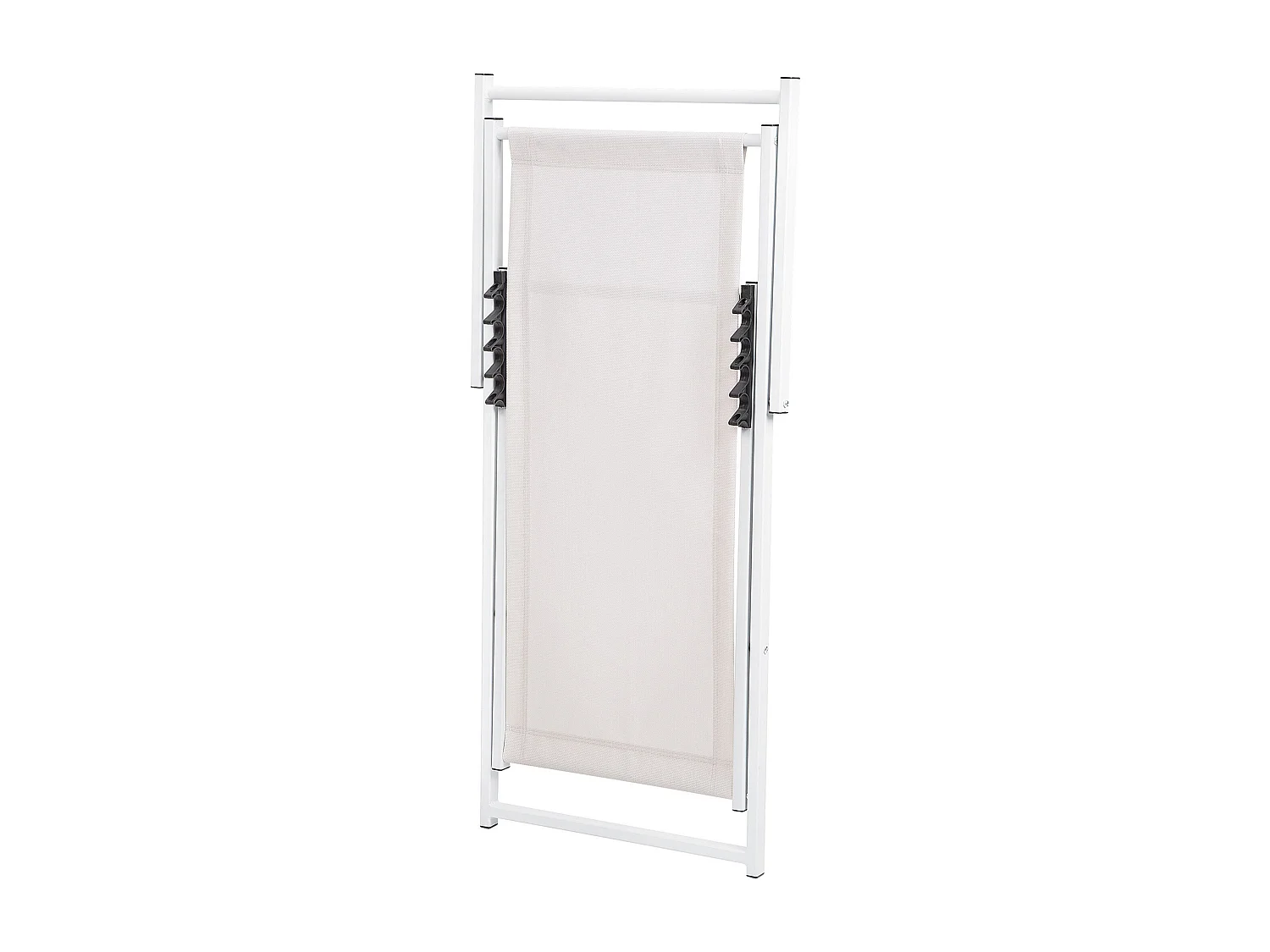 Chaise longue Métal Blanc cassé LOCRI