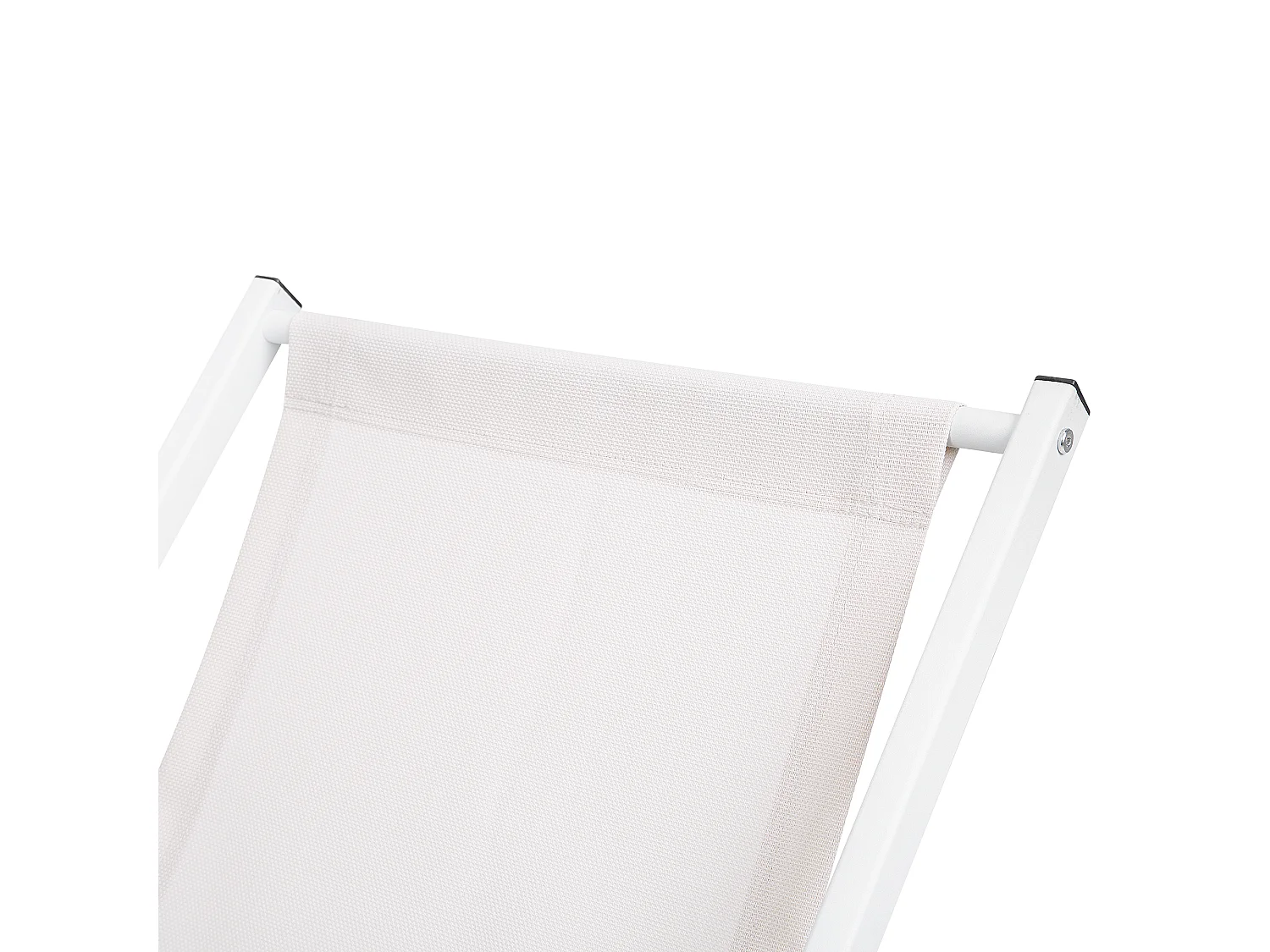 Chaise longue Métal Blanc cassé LOCRI