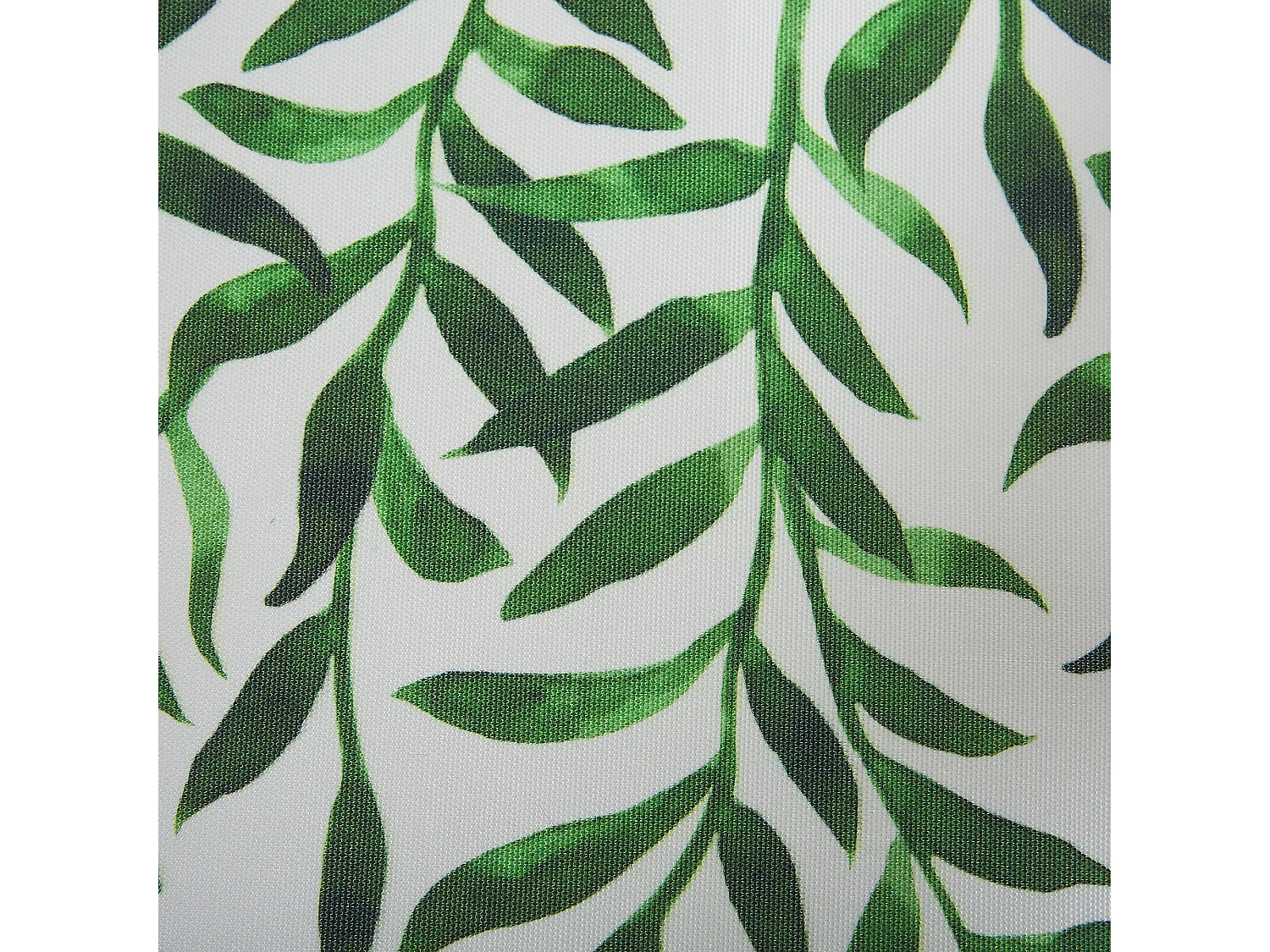 Set mit 2 klappbaren Liegestühlen ANZIO mit Ersatzstoffen Blumenmuster Akazienholz Dunkelbraun