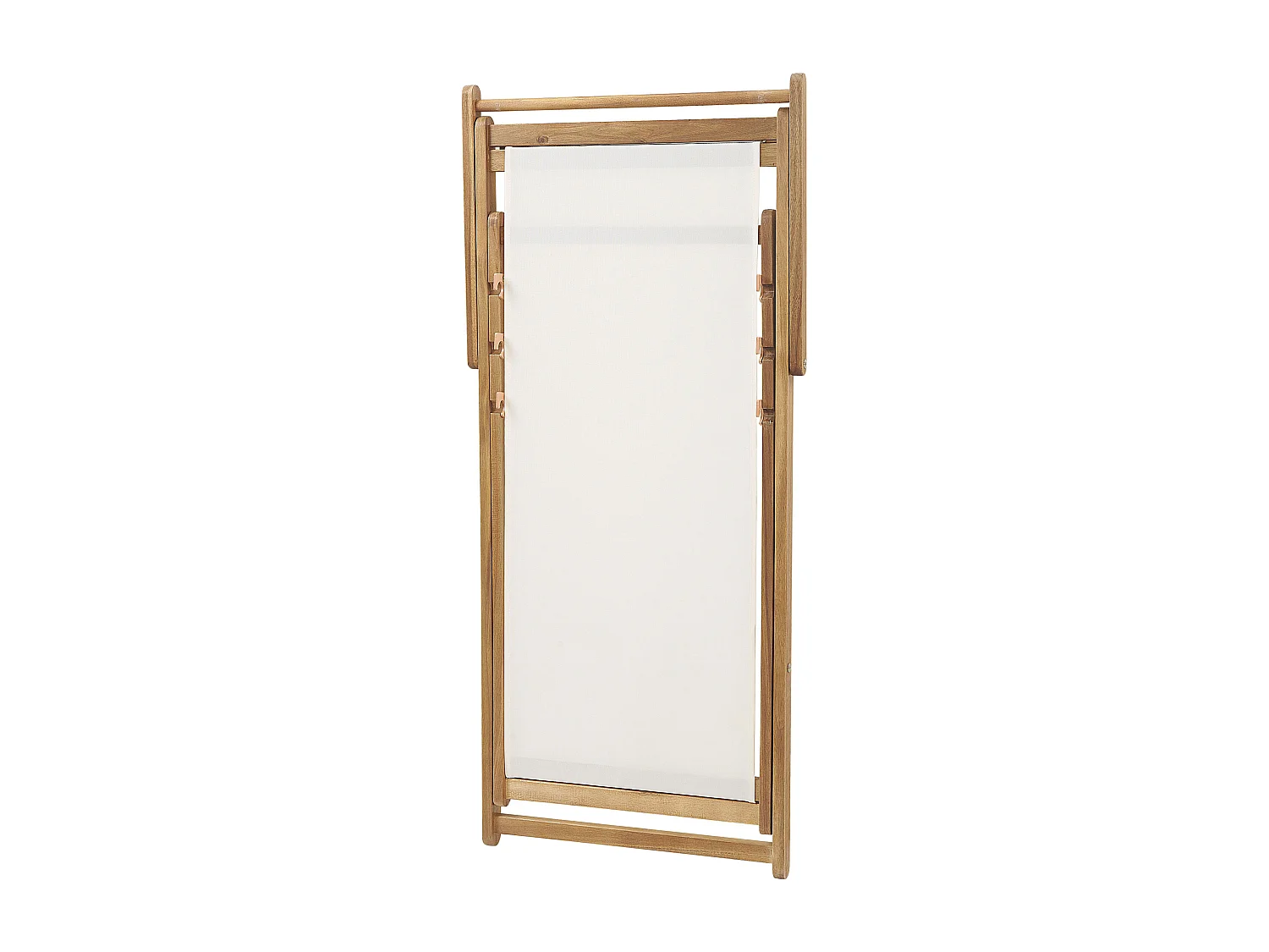 Sedia a sdraio pieghevole ANZIO Legno d'acacia Marrone chiaro