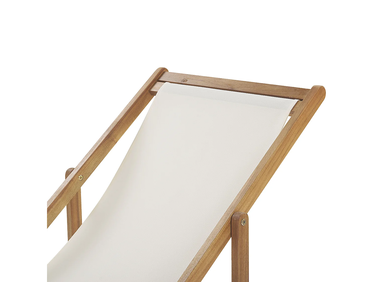 Sedia a sdraio pieghevole ANZIO Legno d'acacia Marrone chiaro