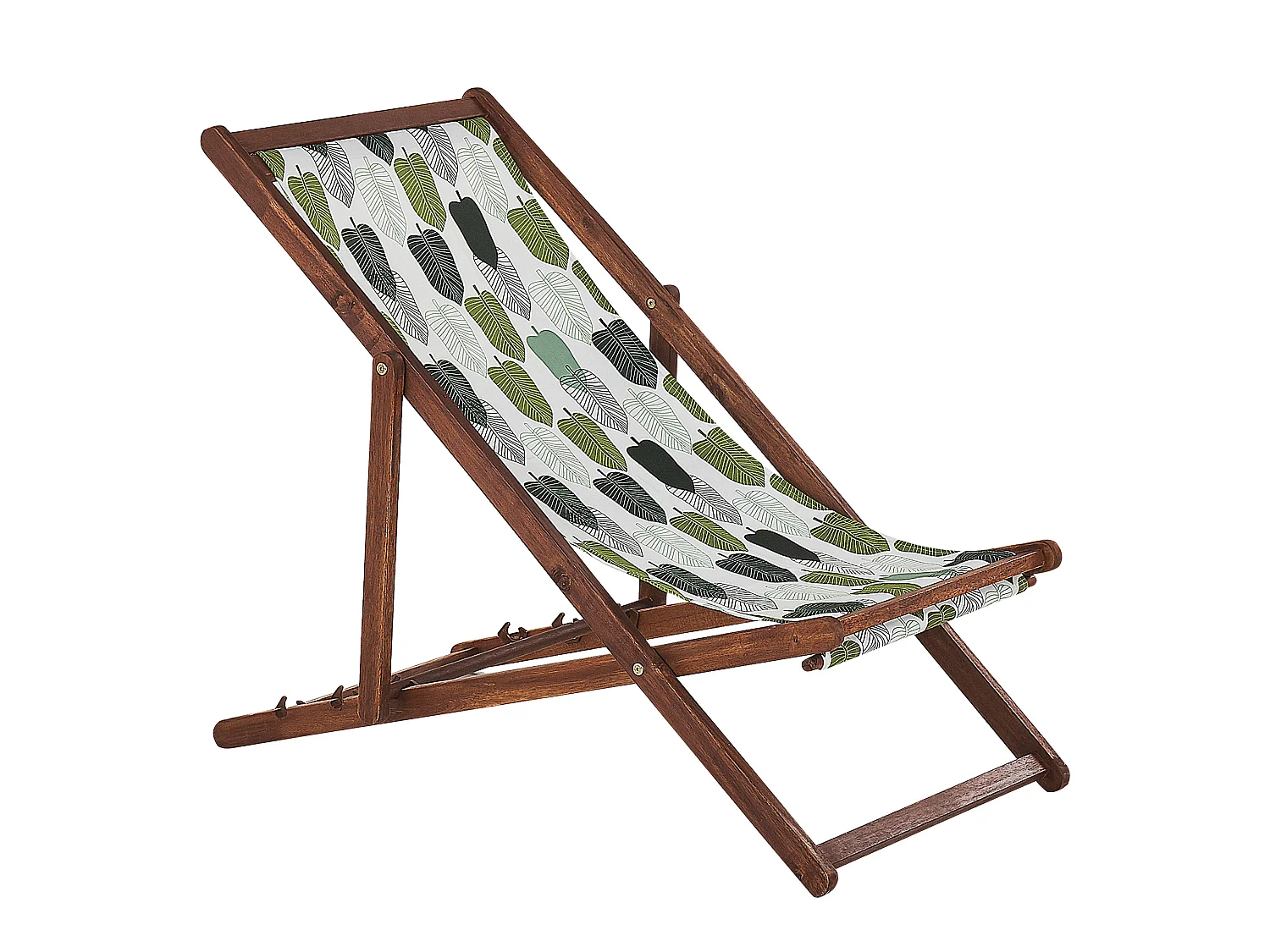 Tumbona Madera Marrón oscuro ANZIO