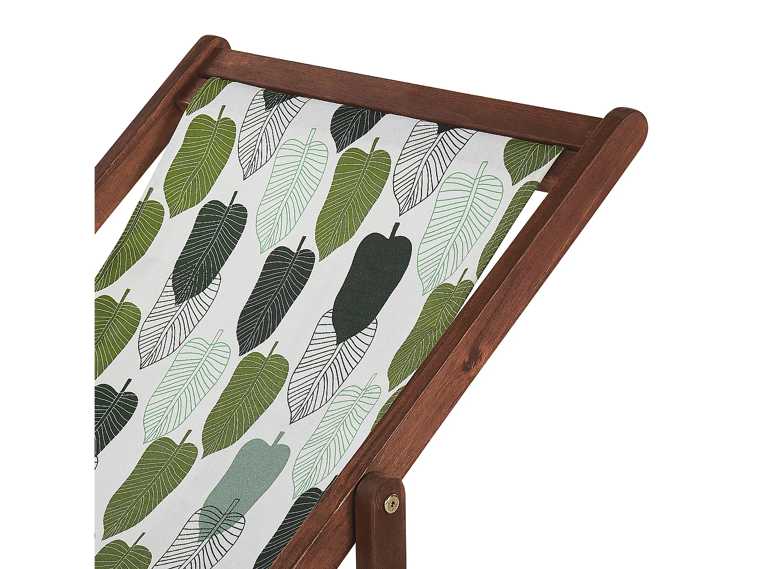 Tumbona Madera Marrón oscuro ANZIO