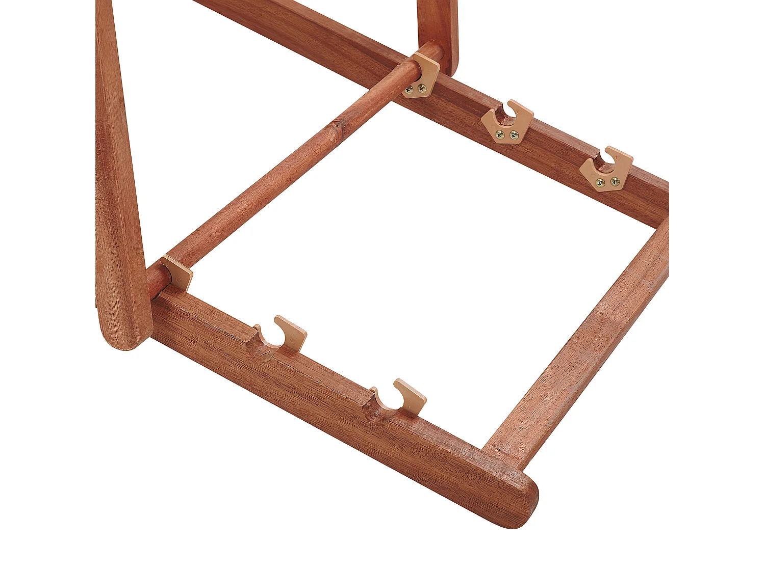 Inklapbare ligstoel AVELLINO Acaciahout Gebroken wit