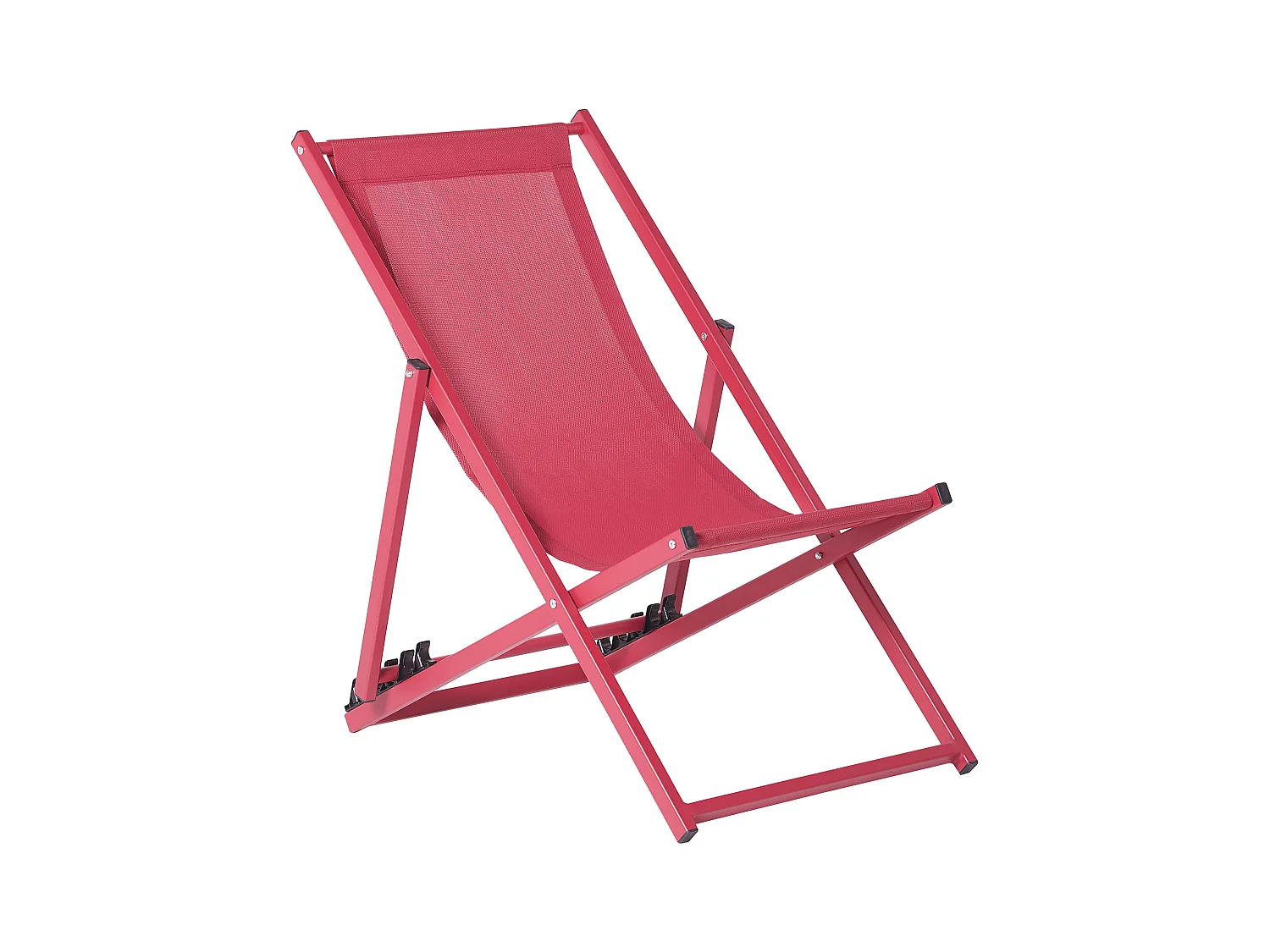 Chilienne pliante LOCRI Métal Rouge