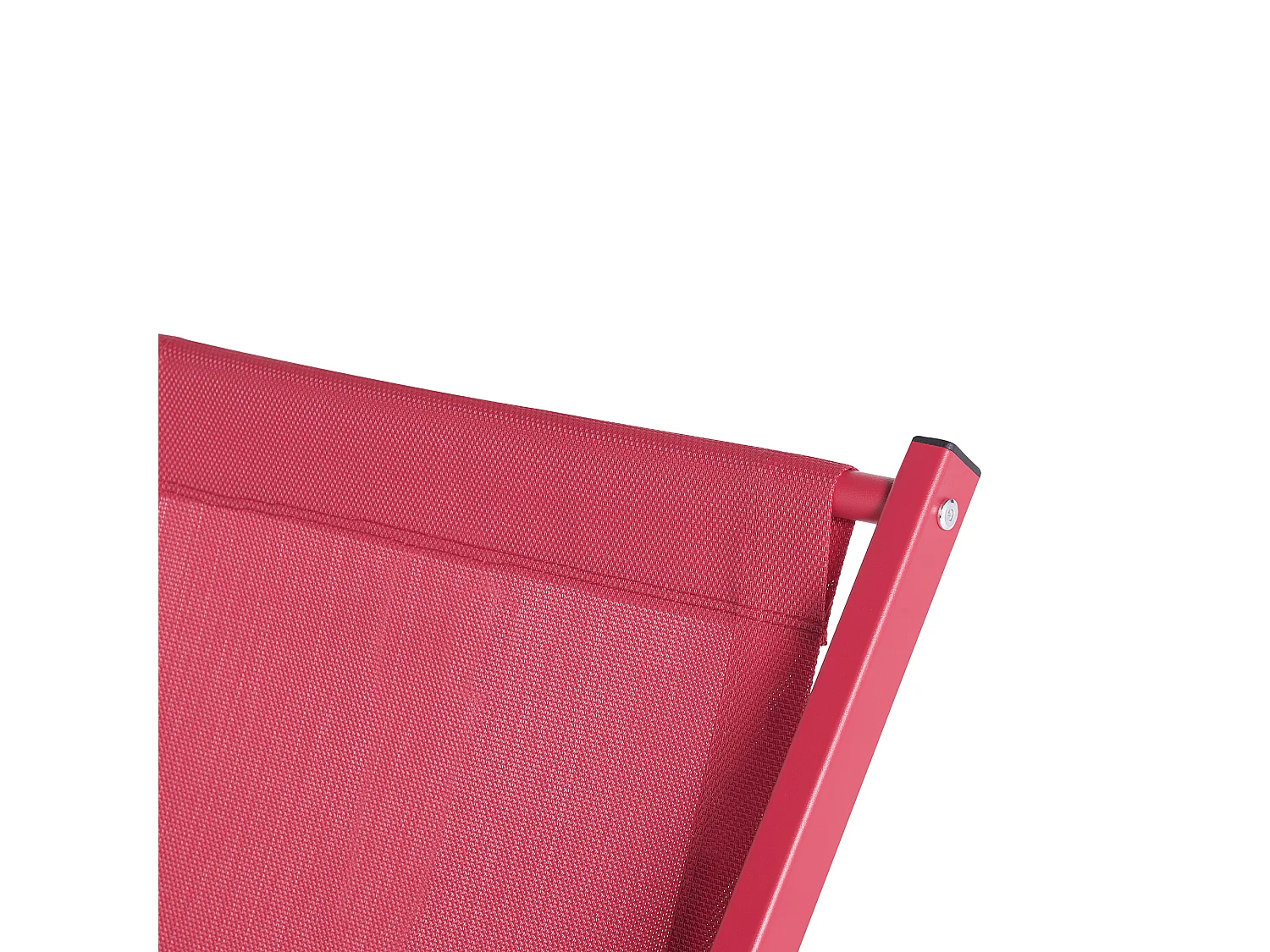 Chilienne pliante LOCRI Métal Rouge