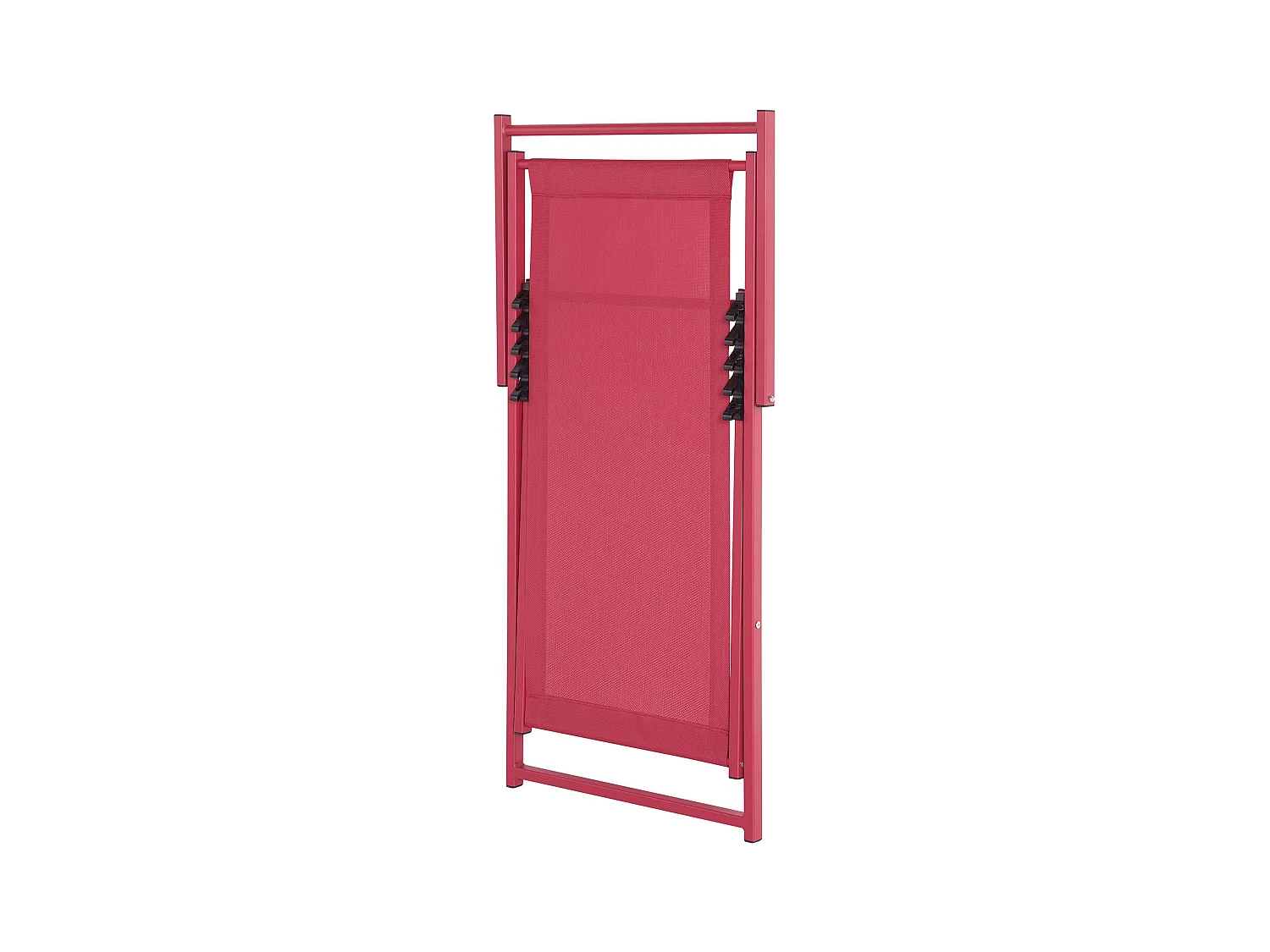Chilienne pliante LOCRI Métal Rouge
