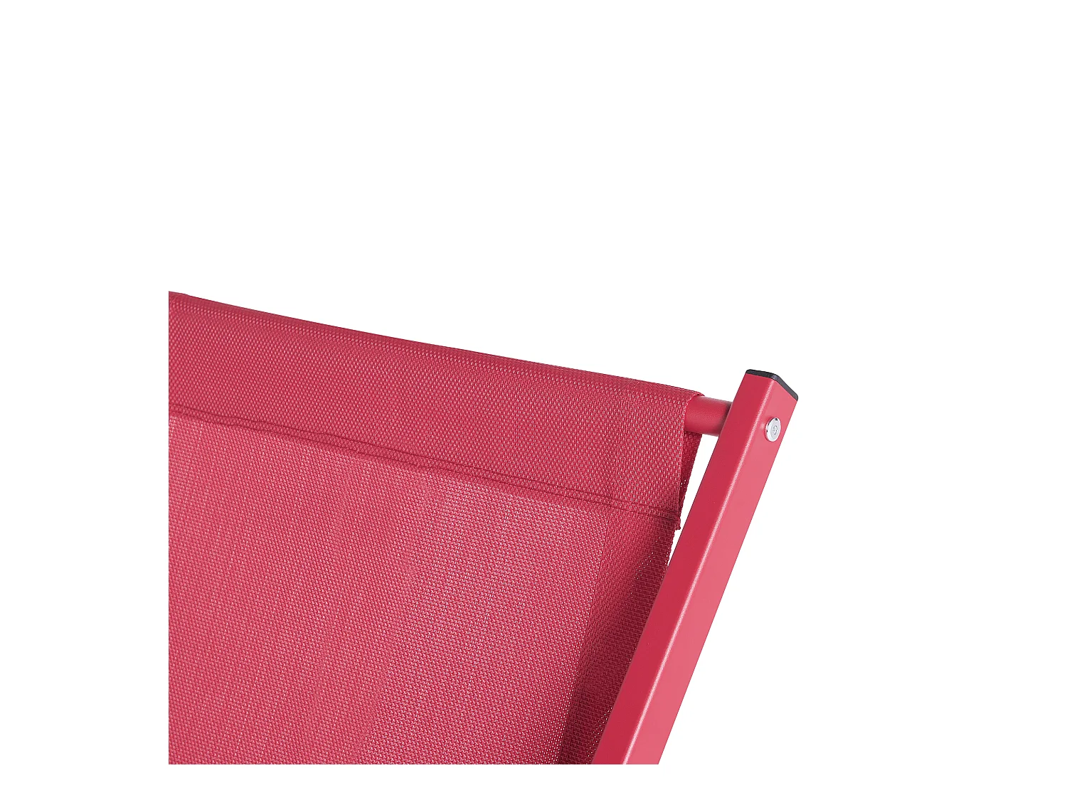 Chilienne pliante LOCRI Métal Rouge