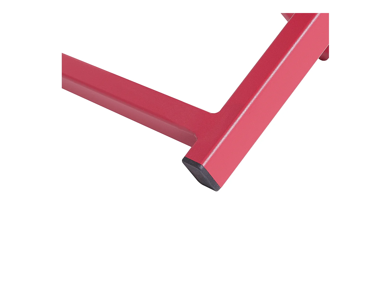 Chilienne pliante LOCRI Métal Rouge