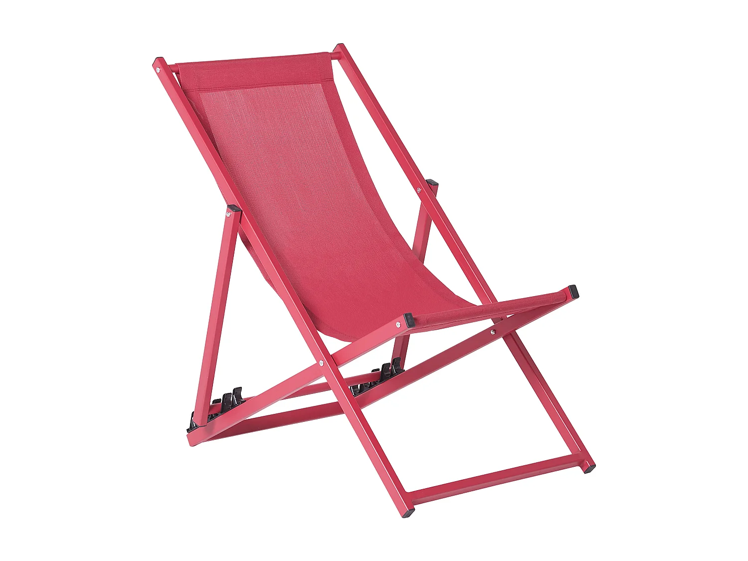 Chilienne pliante LOCRI Métal Rouge