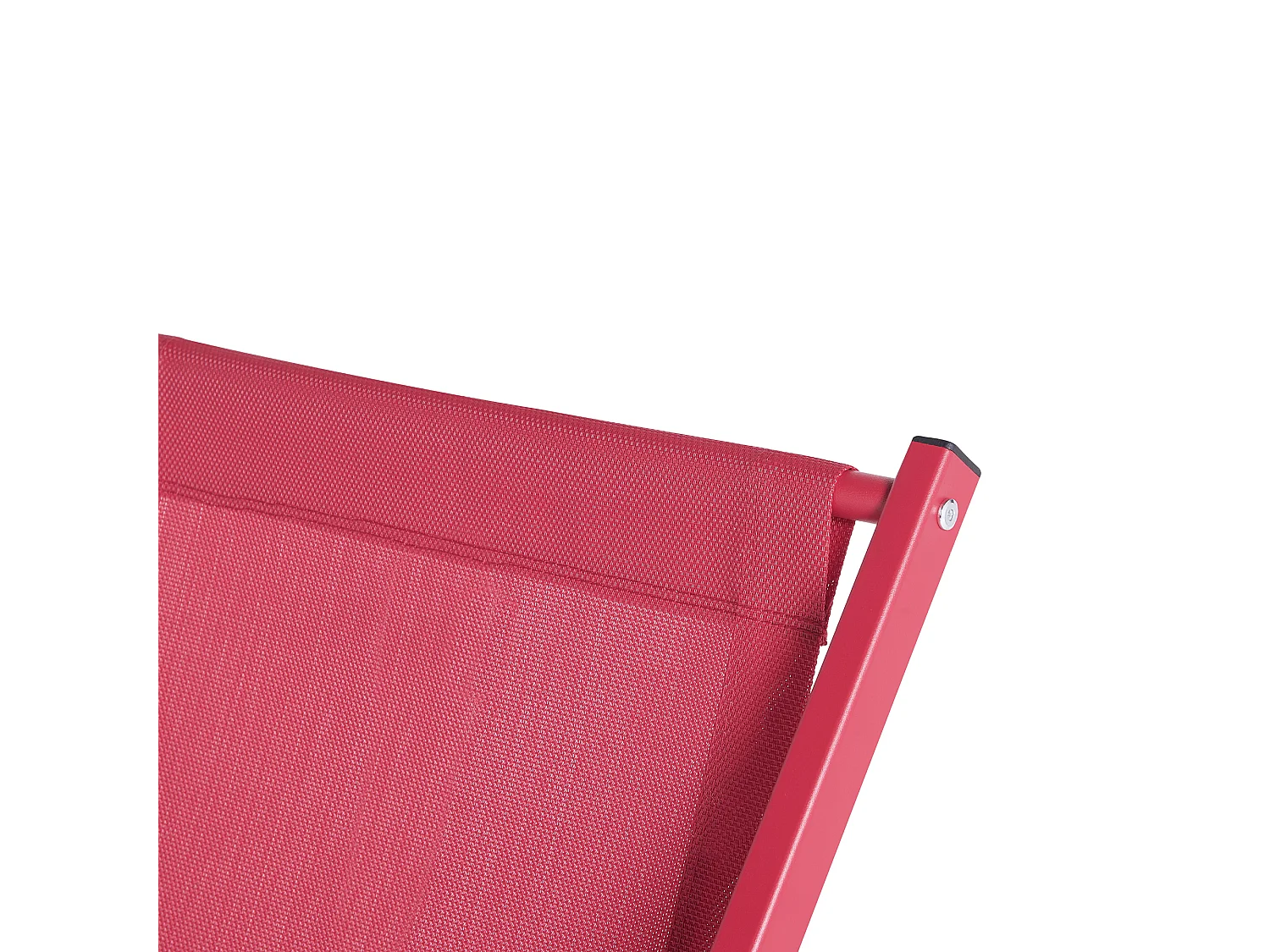 Chilienne pliante LOCRI Métal Rouge