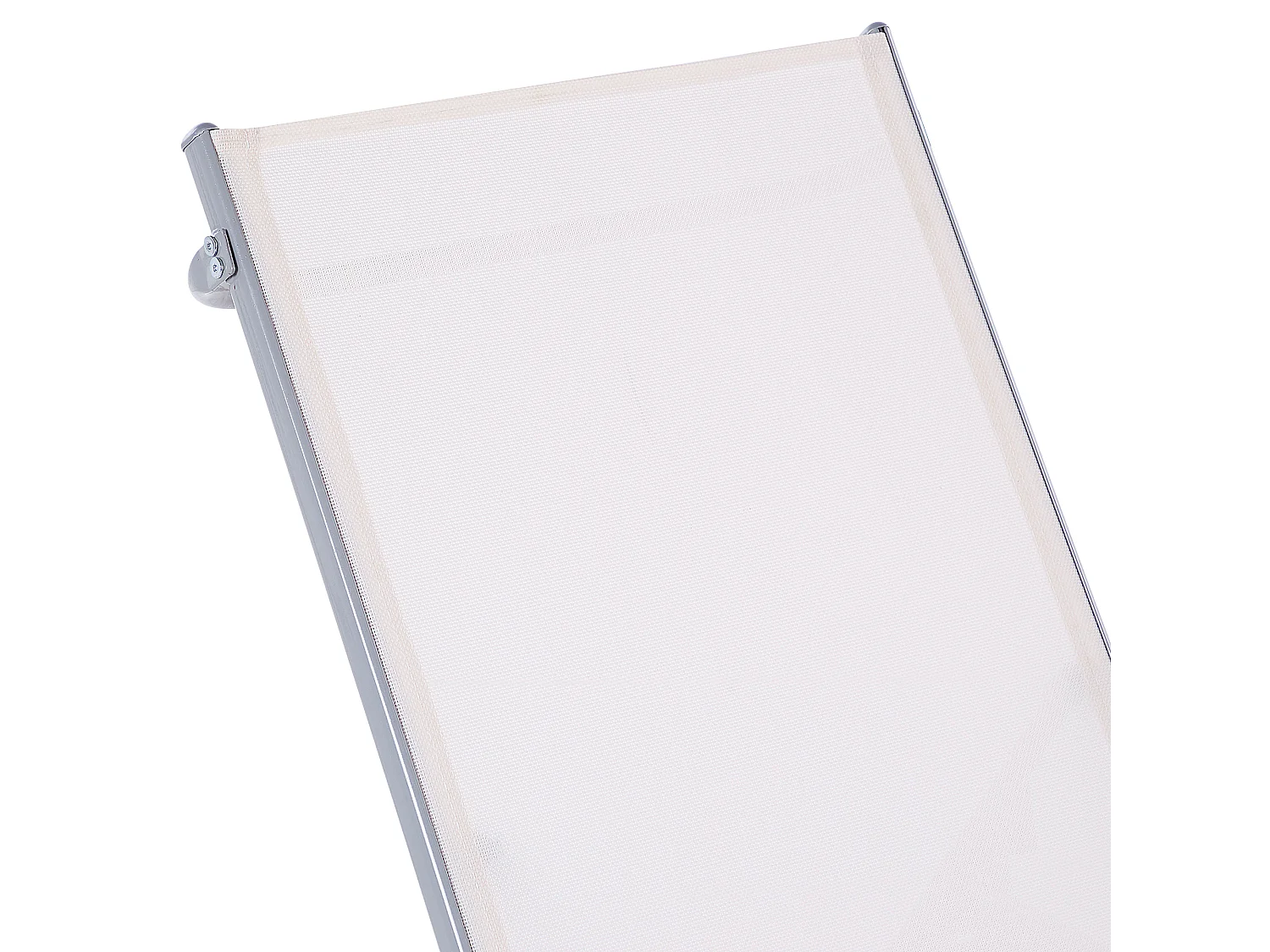 Chaise longue en acier blanche NOLI