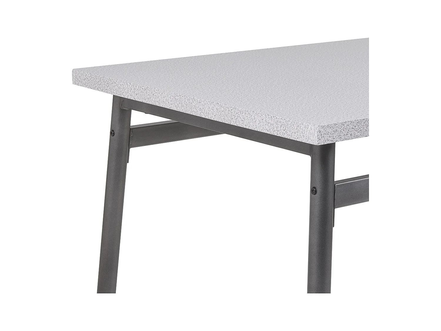 Zestaw do jadalni VELDEN Jasnoszary dla 4 osób