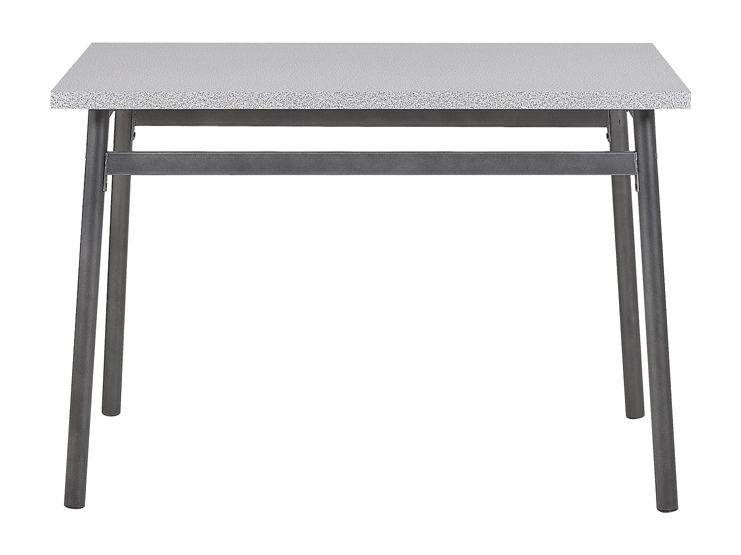 Ensemble de salle à manger gris clair et noir 4 places VELDEN