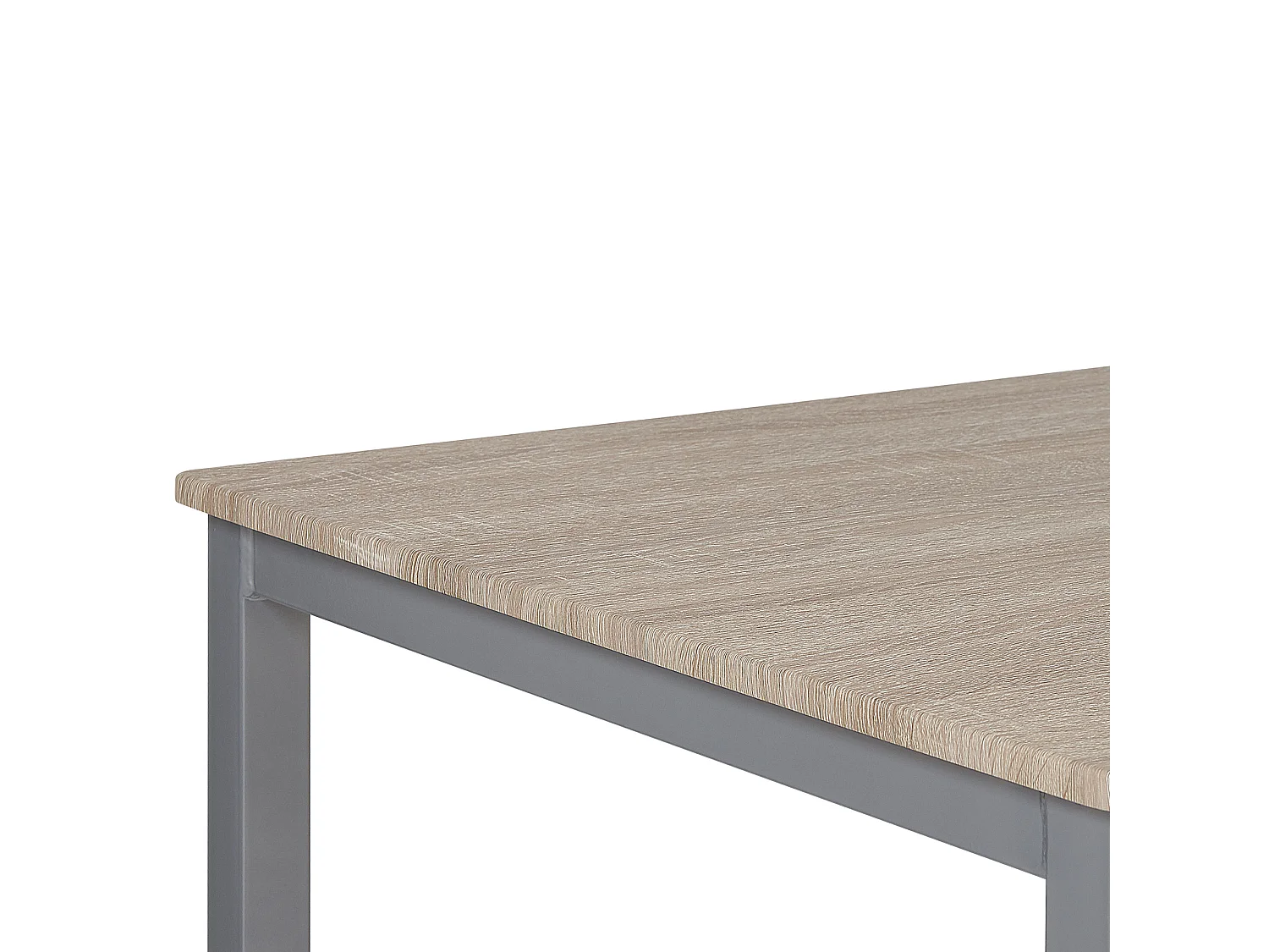 Ensemble de salle à manger effet bois clair et gris 4 places BLUMBERG