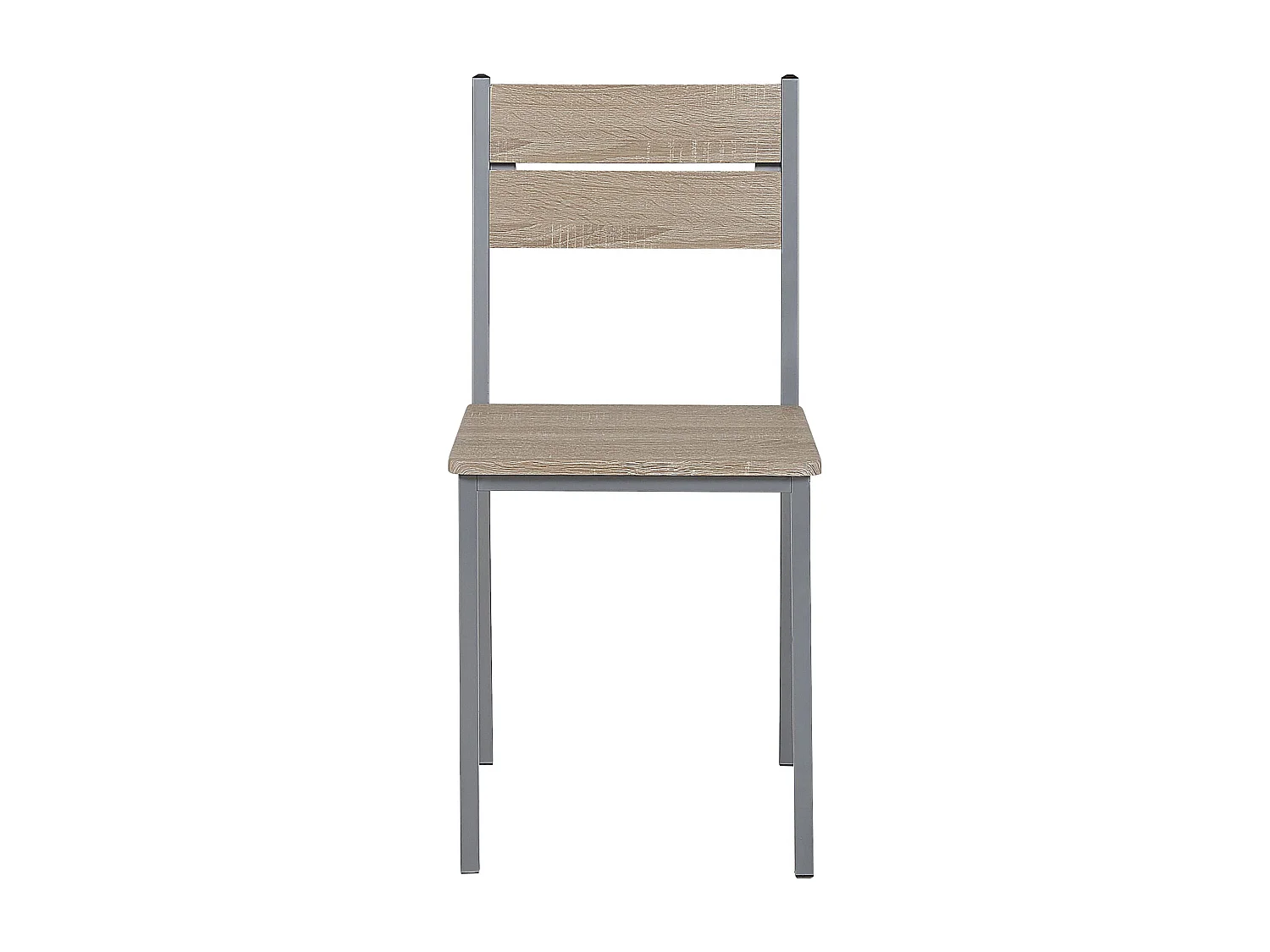 Ensemble de salle à manger effet bois clair et gris 4 places BLUMBERG