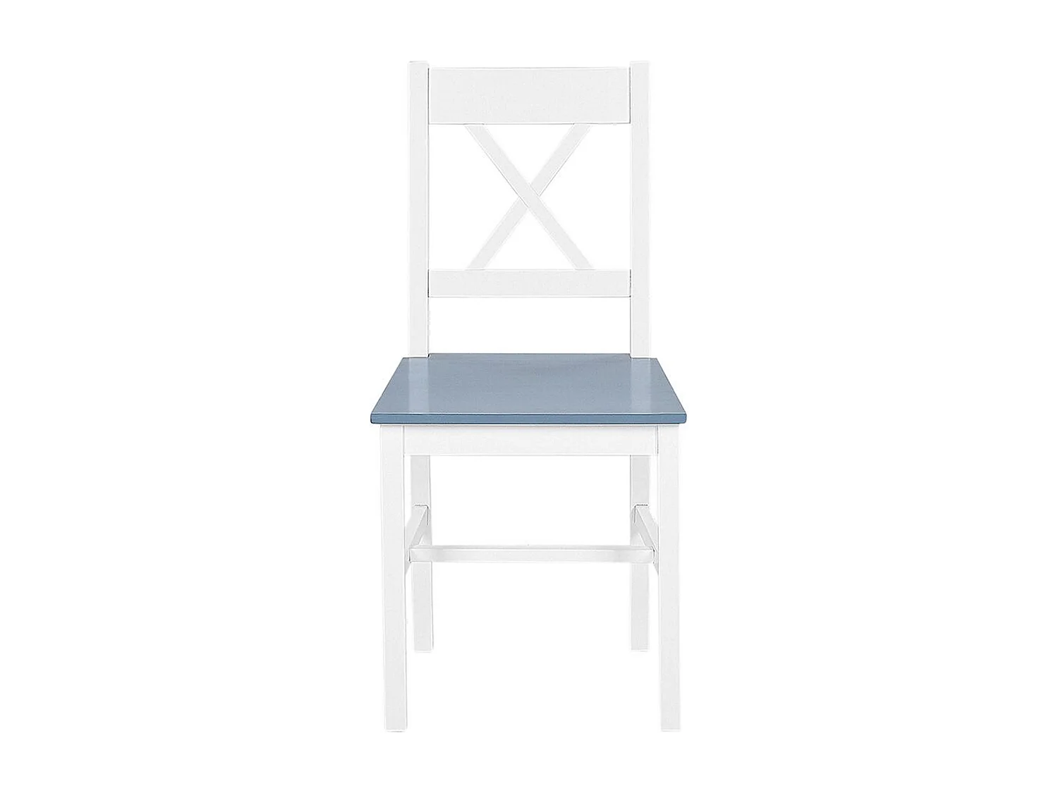 Ensemble de salle à manger blanc et gris 4 places MOANA